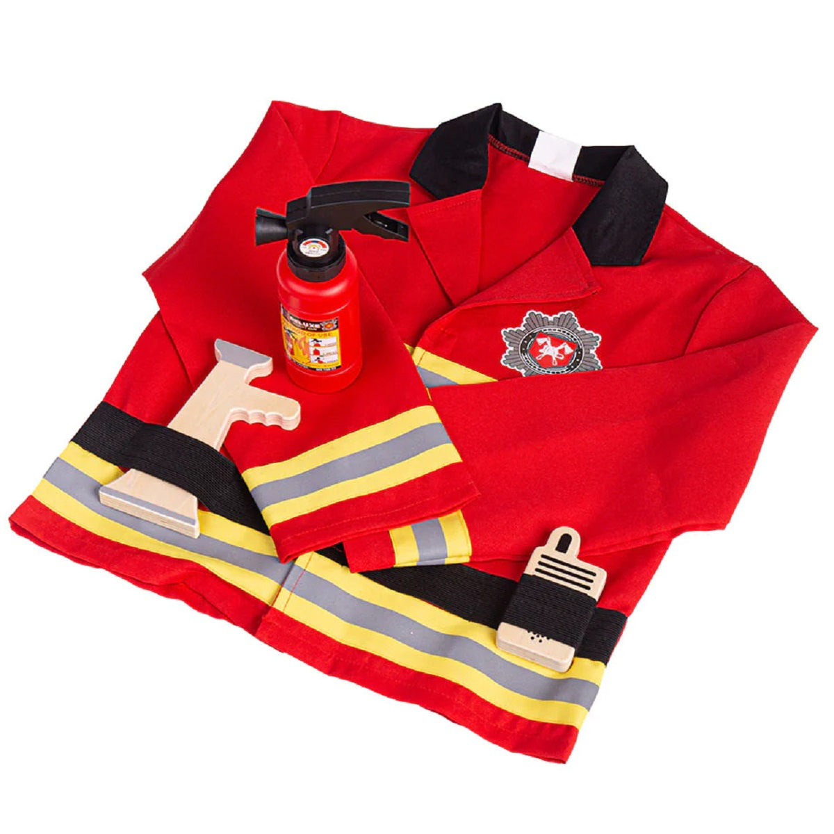 Firefighter Dress Up Costume (Without Helmet)