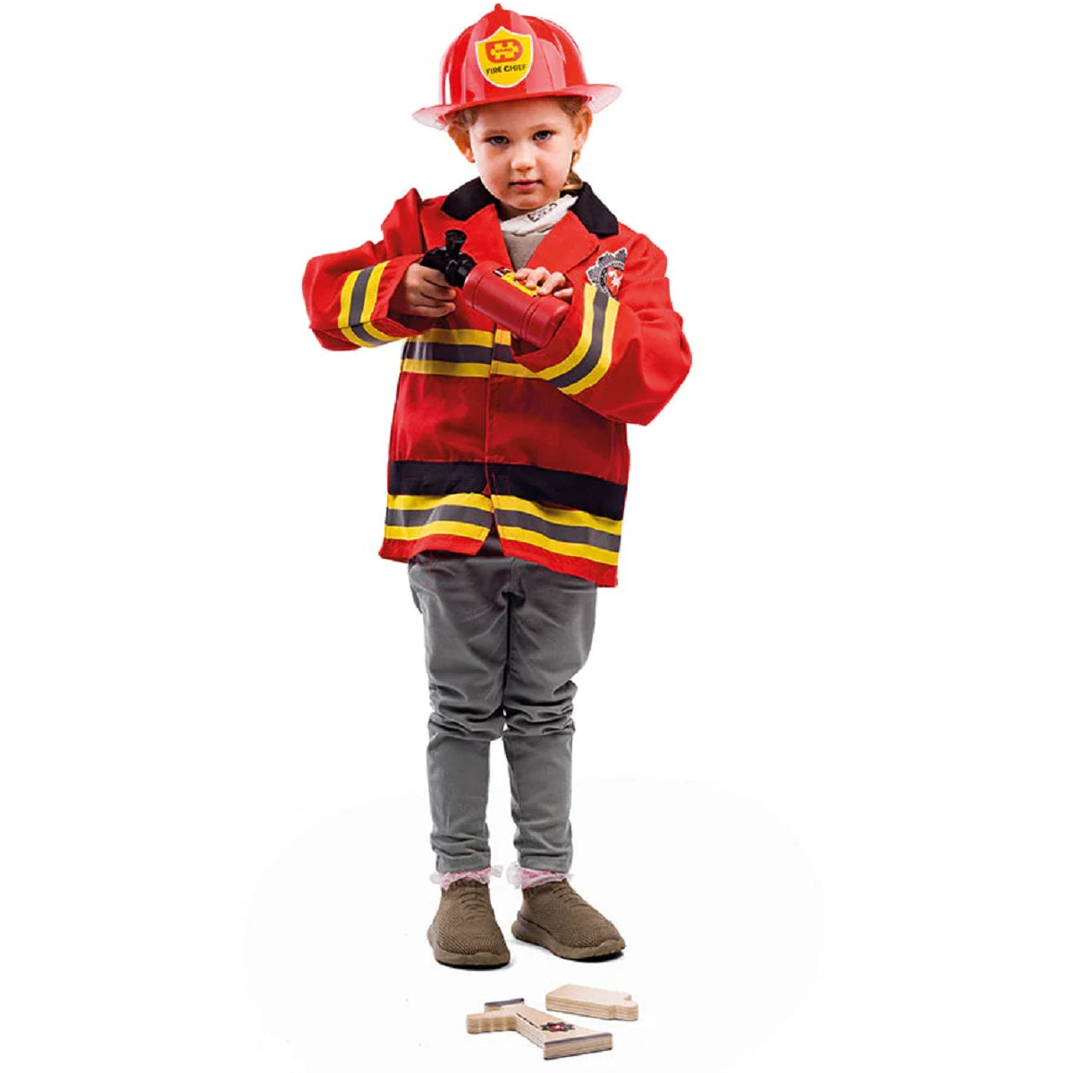 Firefighter Dress Up Costume (Without Helmet)