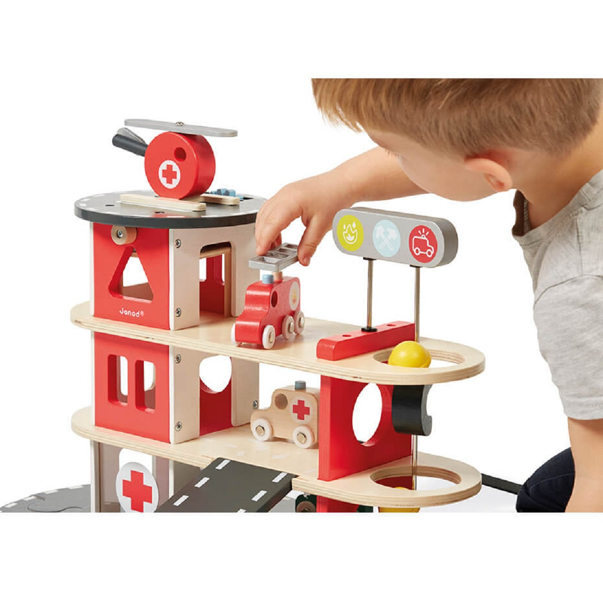 Janod Fire Station Set