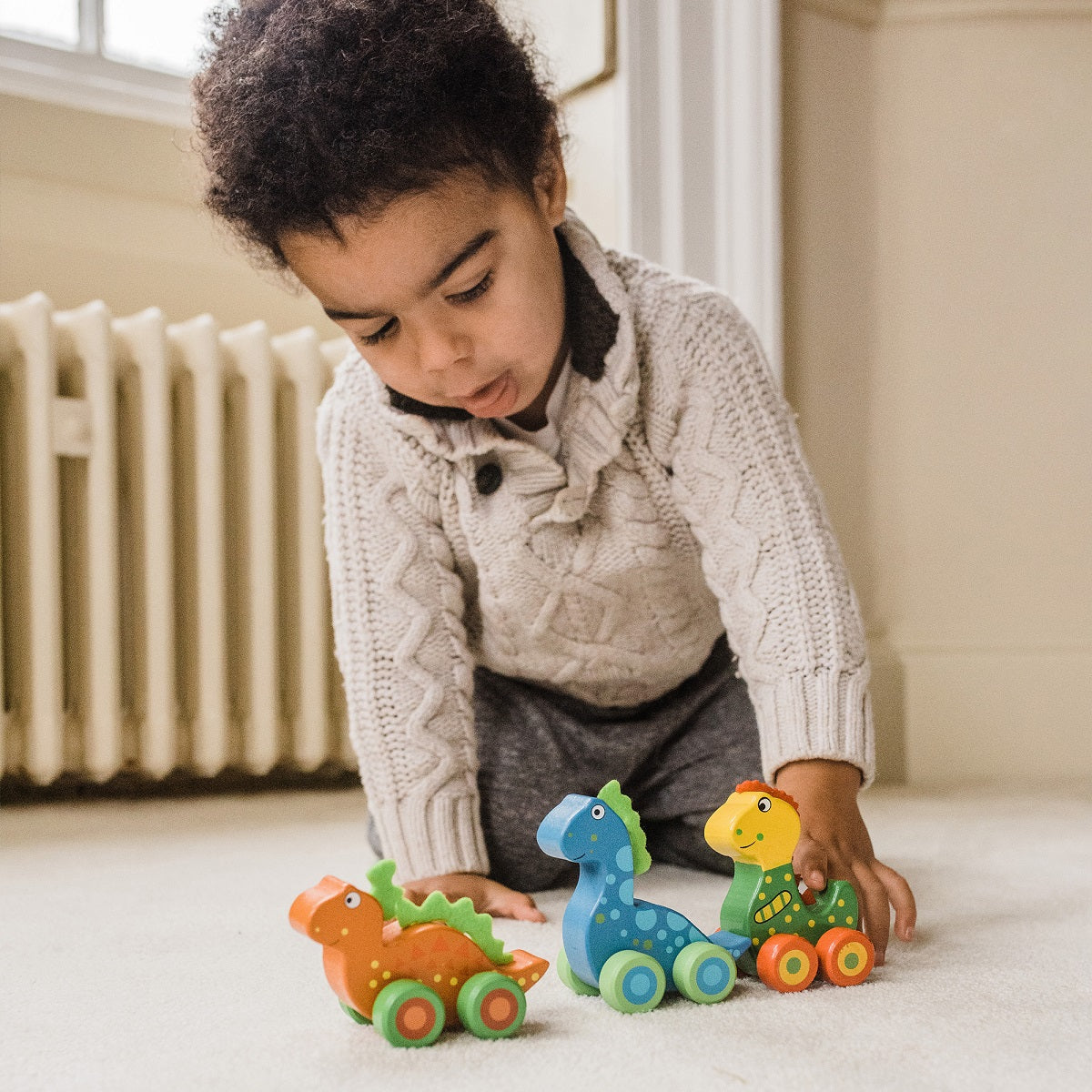 First Wooden Dinosaur Vehicles
