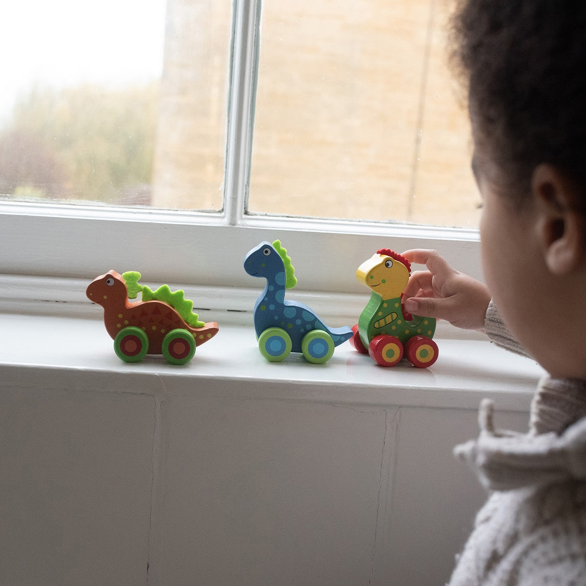 First Wooden Dinosaur Vehicles