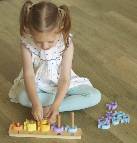Wooden Counting Fish