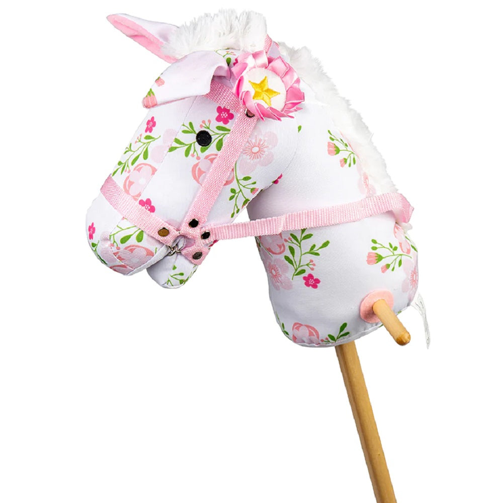 Pink Floral Hobby Horse