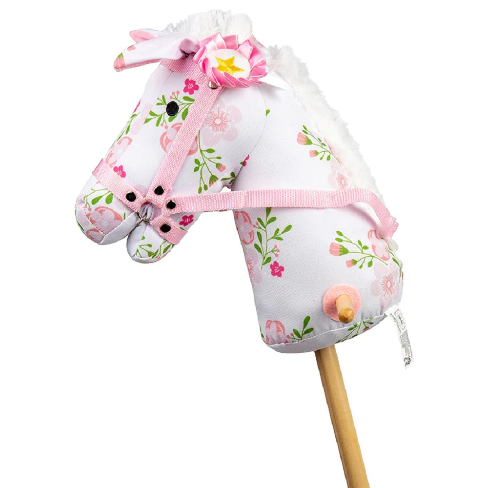 Pink Floral Hobby Horse