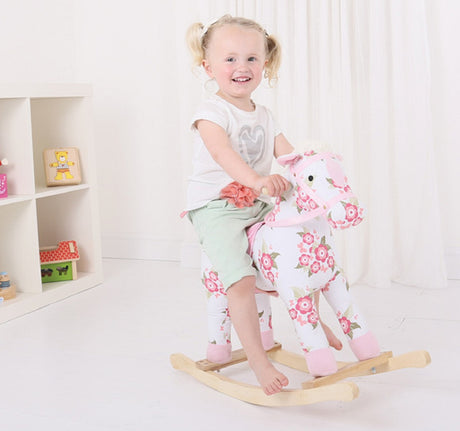 Floral Rocking Horse