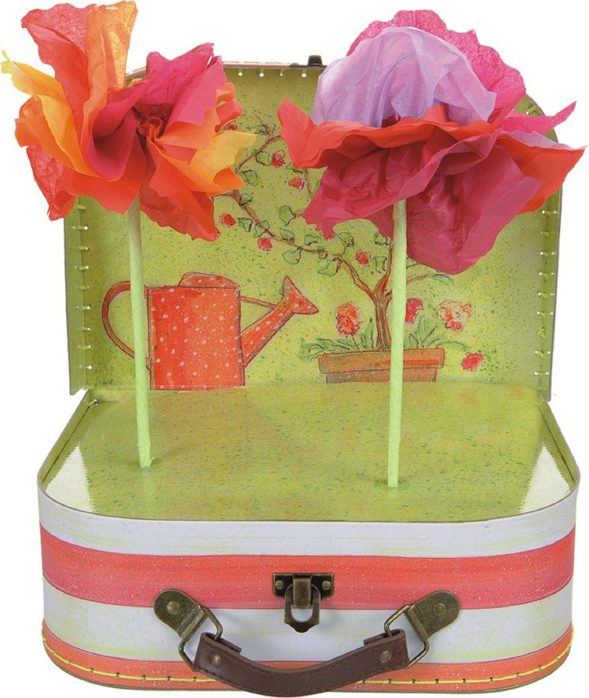 Creativity Paper Flower Making Set in a Suitcase