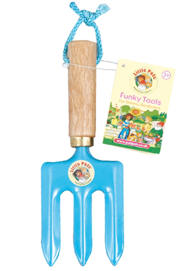 Childrens Blue Hand Fork