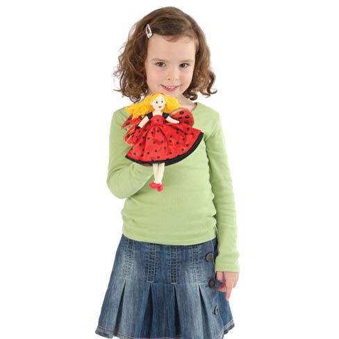 Ladybird Fairy Finger Puppet