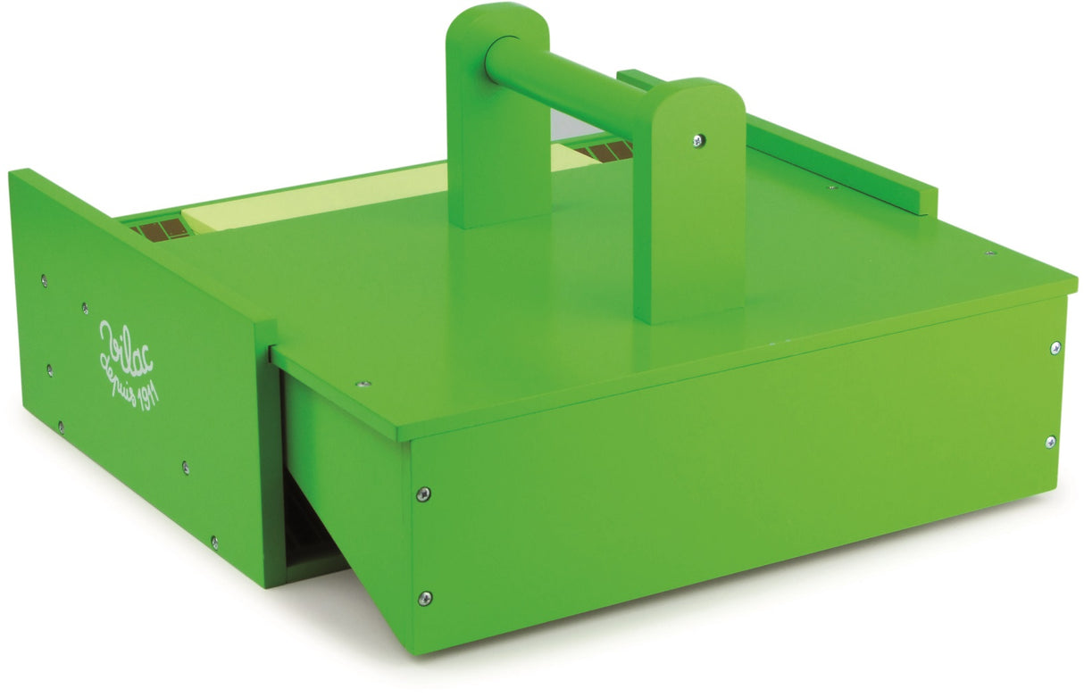 Farm Play Set in a Wooden Suitcase