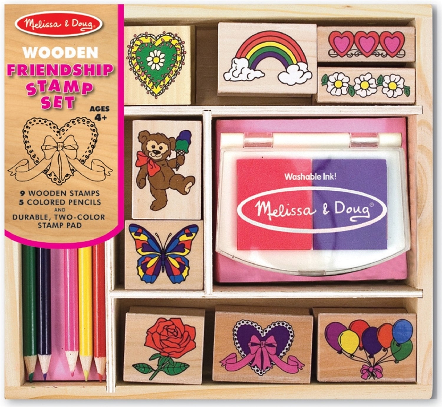 Friendship Wooden Stamp Set