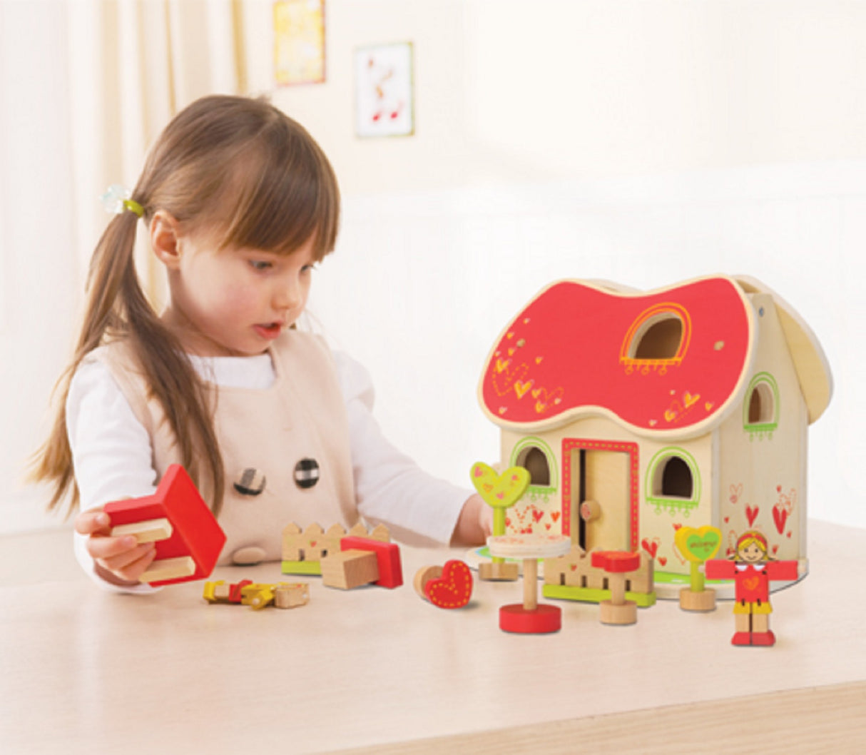 Fairy Tale Wooden Doll House