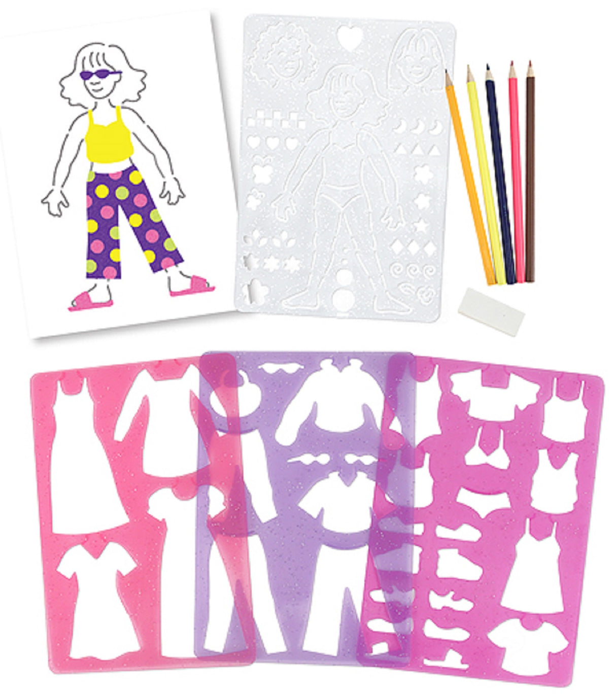 Fashion Fun Stencil Set