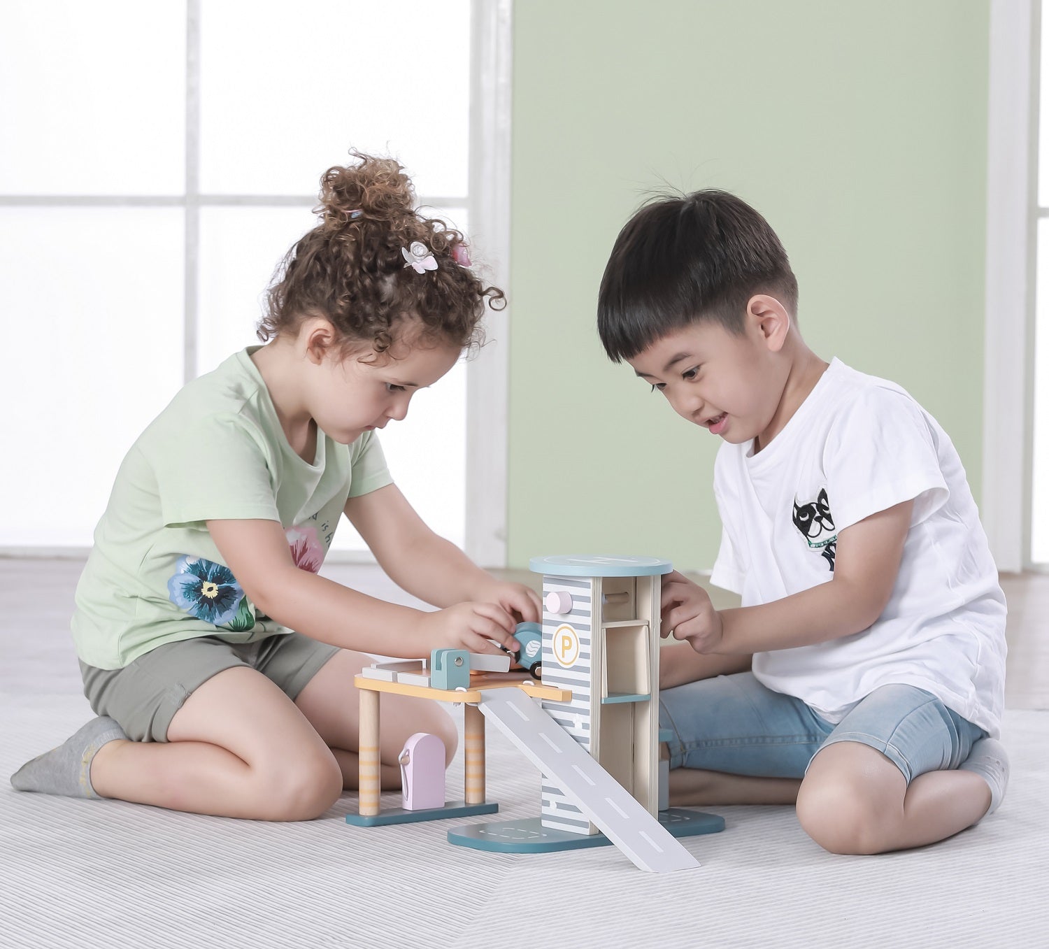 Wooden Parking Garage