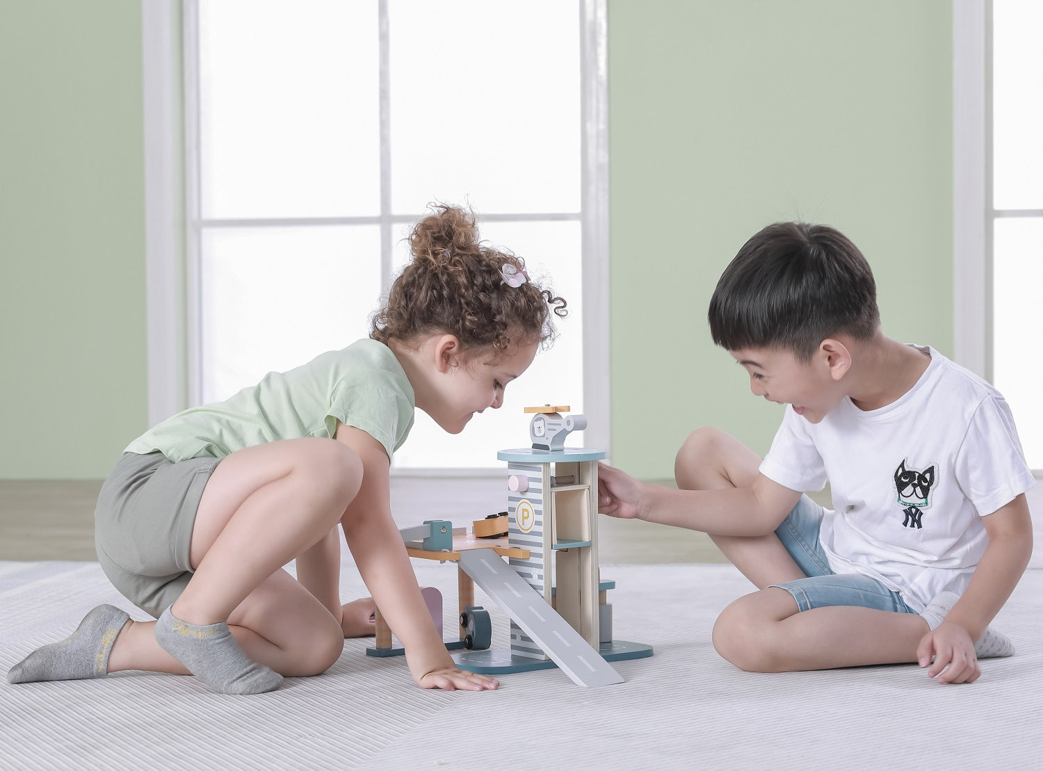 Wooden Parking Garage