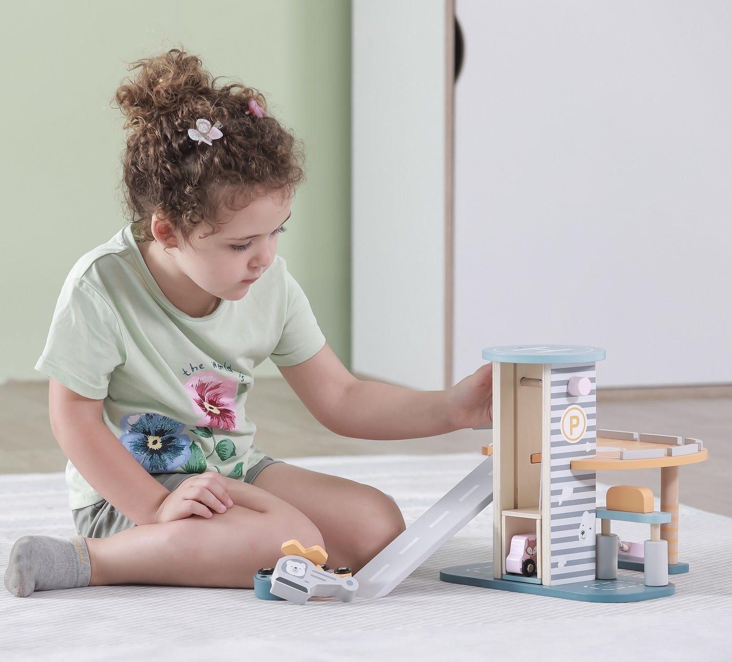 Wooden Parking Garage
