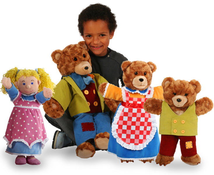 Goldilocks and the Three Bears Giant Story Teller Puppets