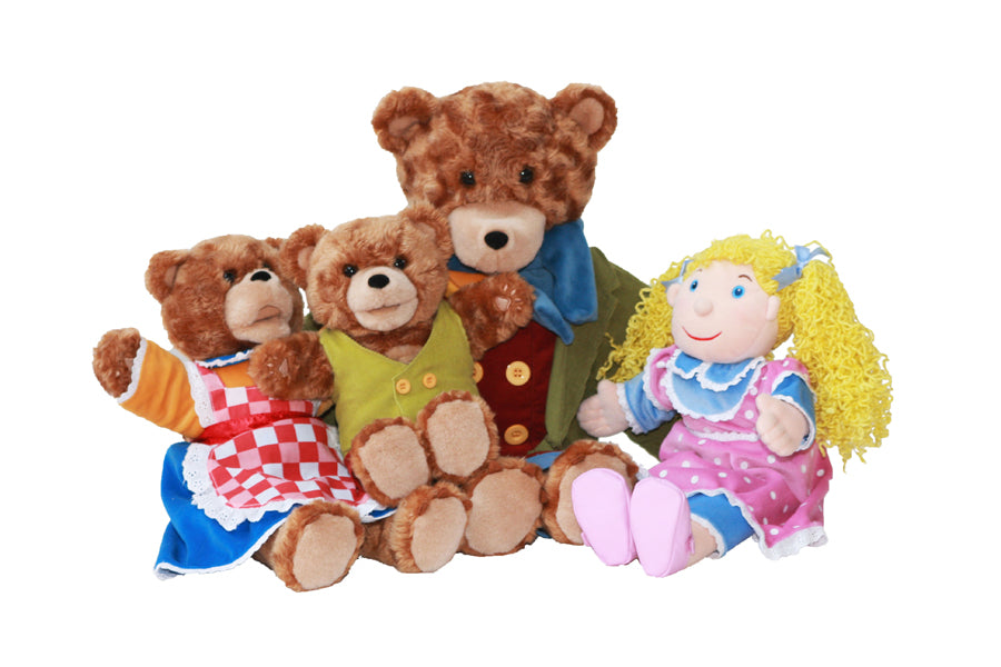 Goldilocks and the Three Bears Giant Story Teller Puppets