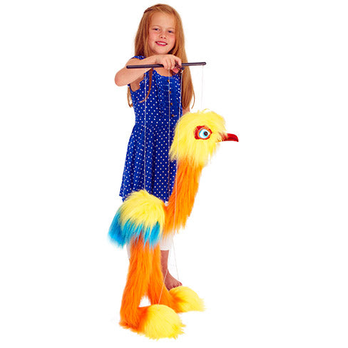 Giant Tropical Bird Marionette Puppet