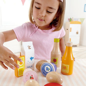 Healthy Basics Wooden Dairy & Fruit Juice Set