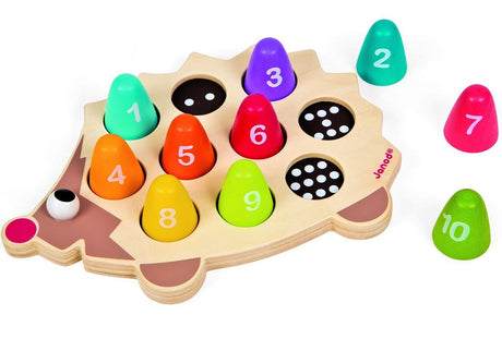 Janod Learn To Count Hedgehog 2