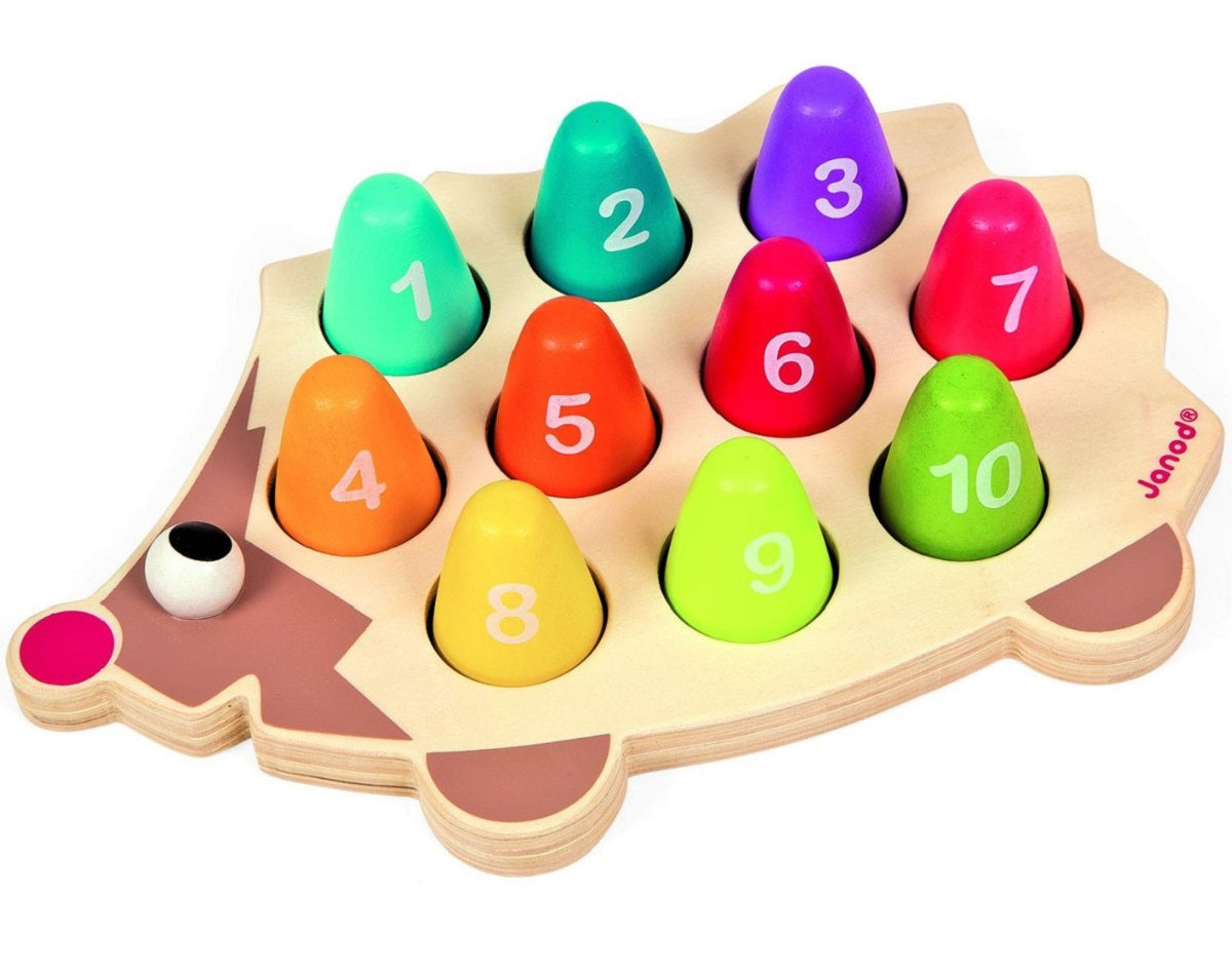 Janod Learn To Count Hedgehog