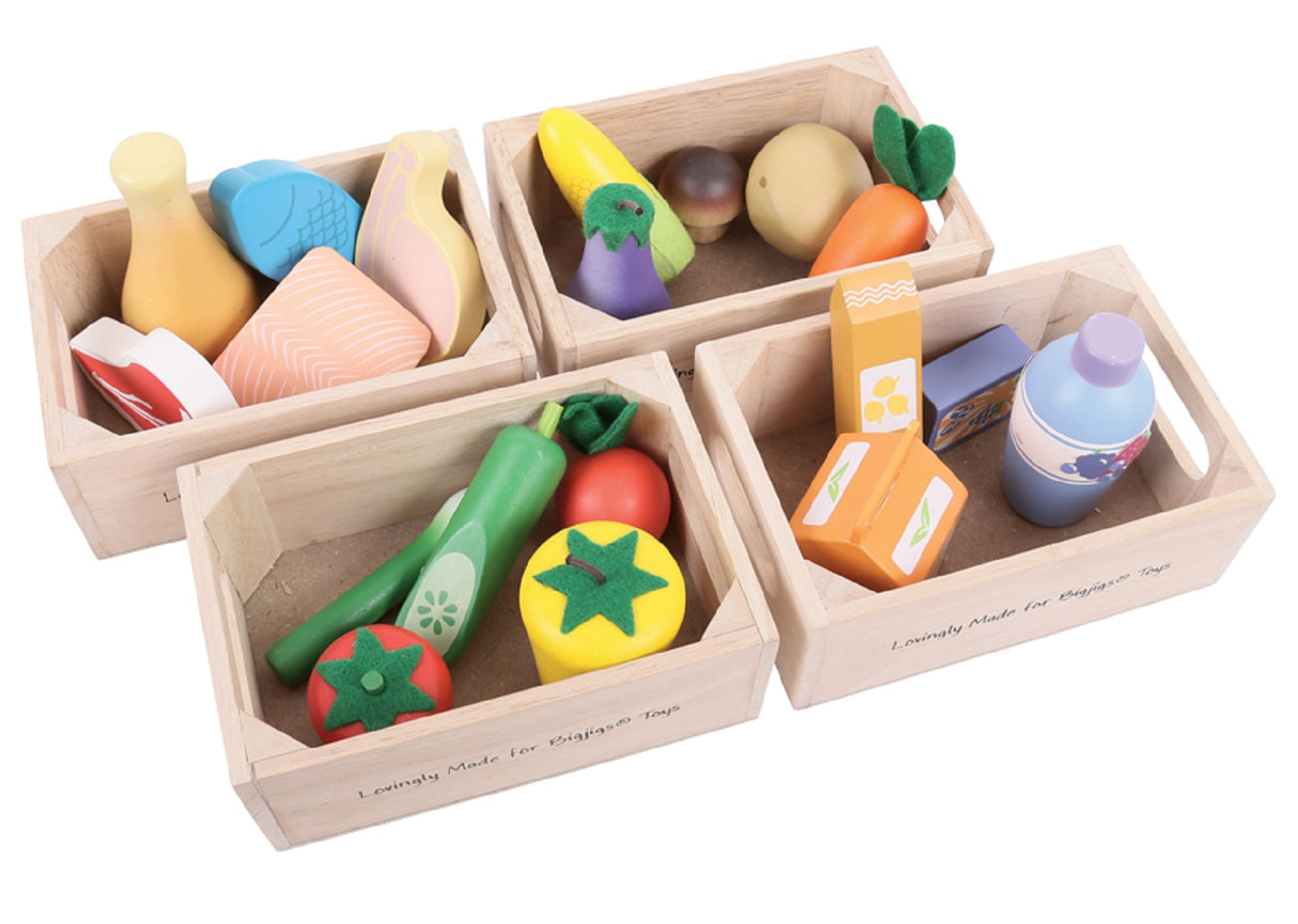 BigJigs Healthy Eating Fish & Meat Set