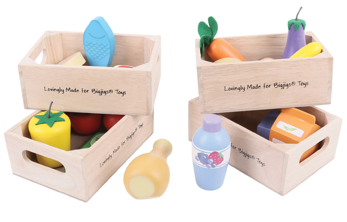 BigJigs Healthy Eating Fish & Meat Set