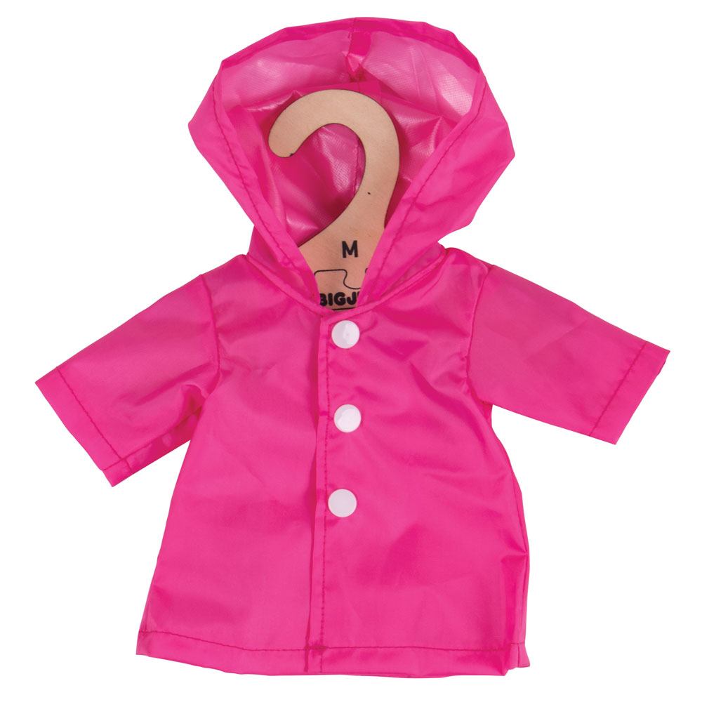Pink Raincoat (for Size Medium Doll)