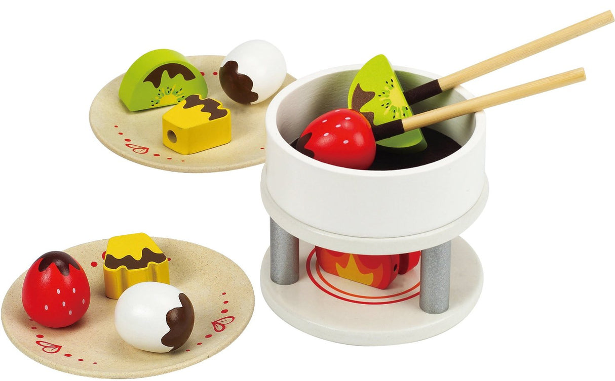 Hape Wooden Chocolate Fondue Set