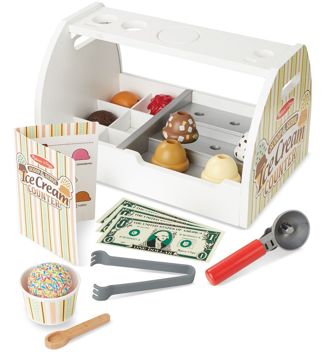 Wooden Ice Cream Counter