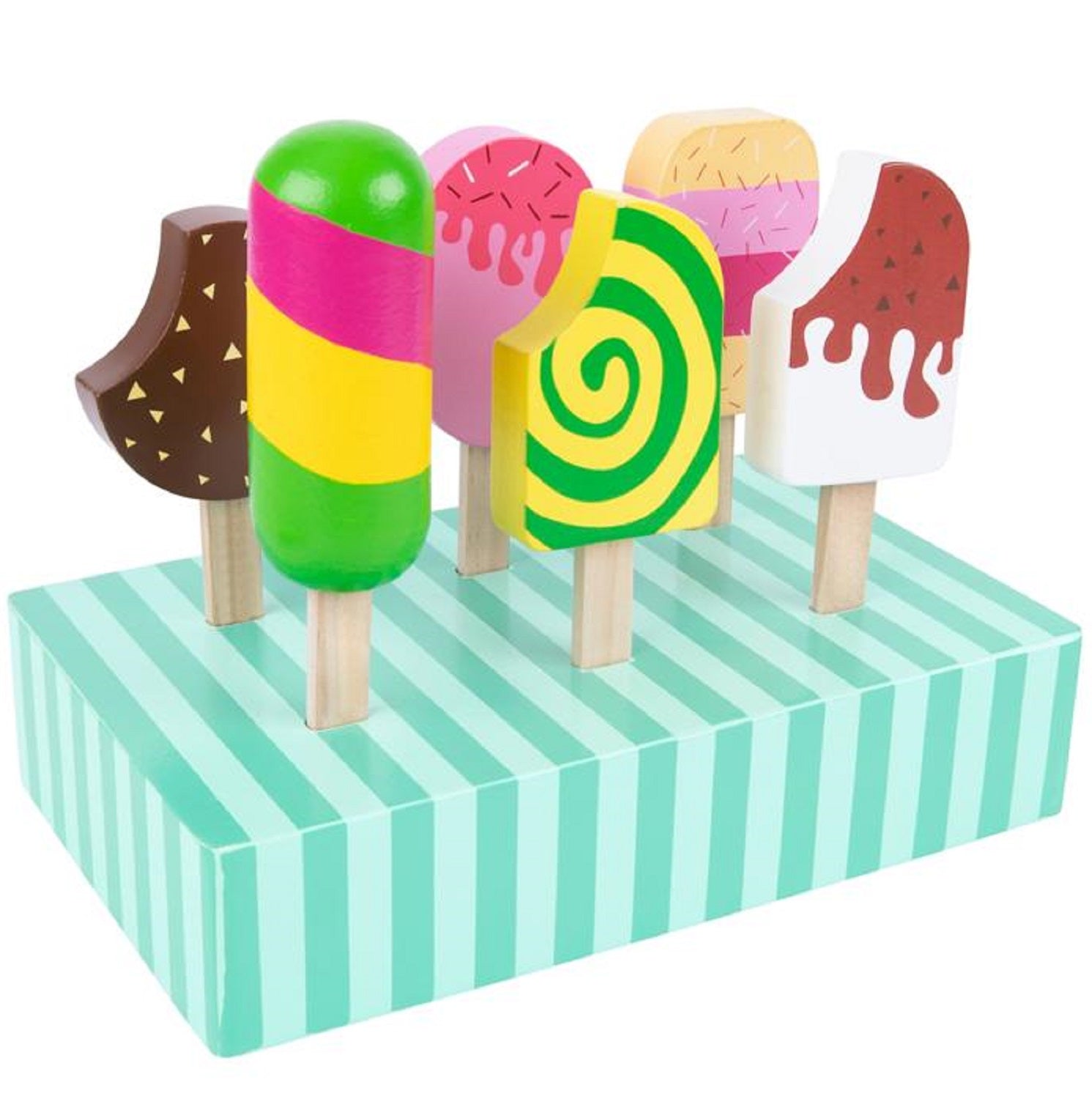 Childrens Wooden Ice Cream Set