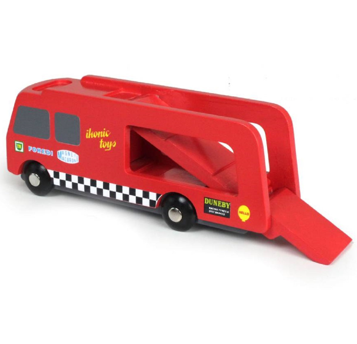 Ikonic Racing Car Transporter with 2 Cars