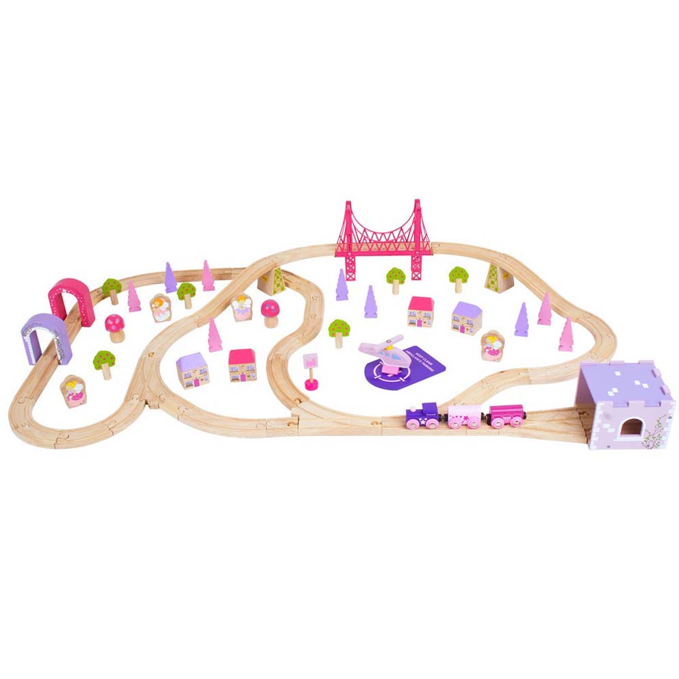 BigJigs Fairy Town Train Set