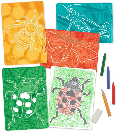 Textured Insect Stencils