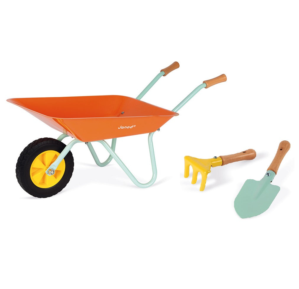 Happy Garden Wheelbarrow with Tools