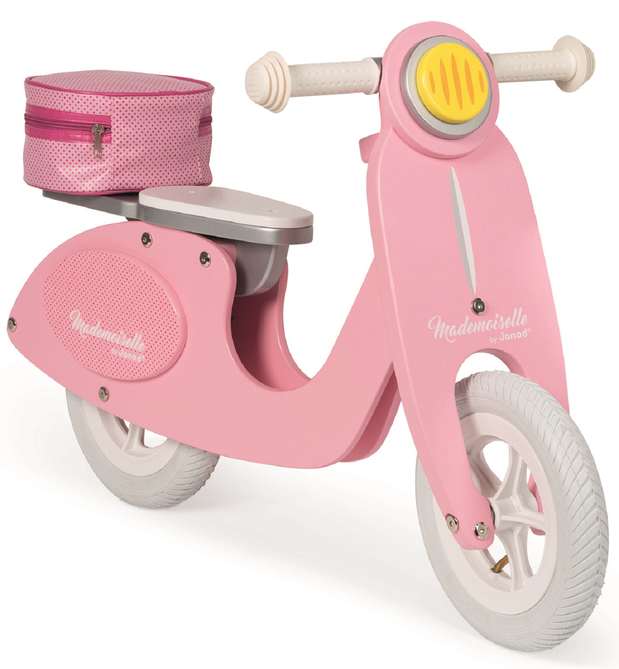 Janod Pink Wooden Balance Scooter