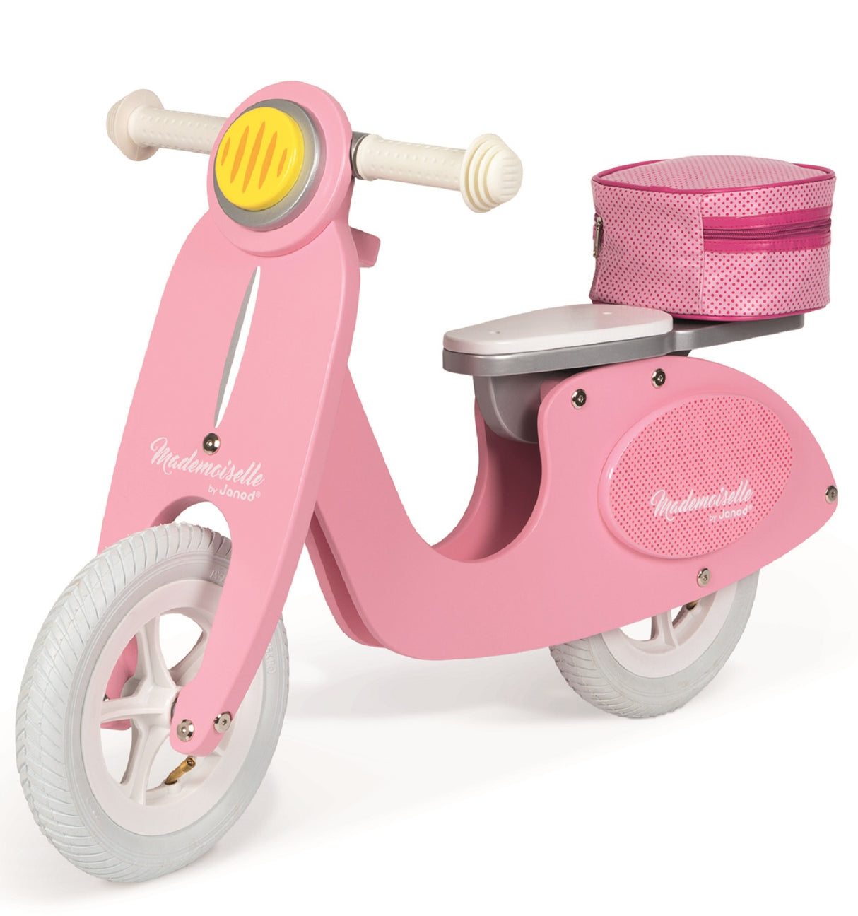 Janod Pink Wooden Balance Scooter