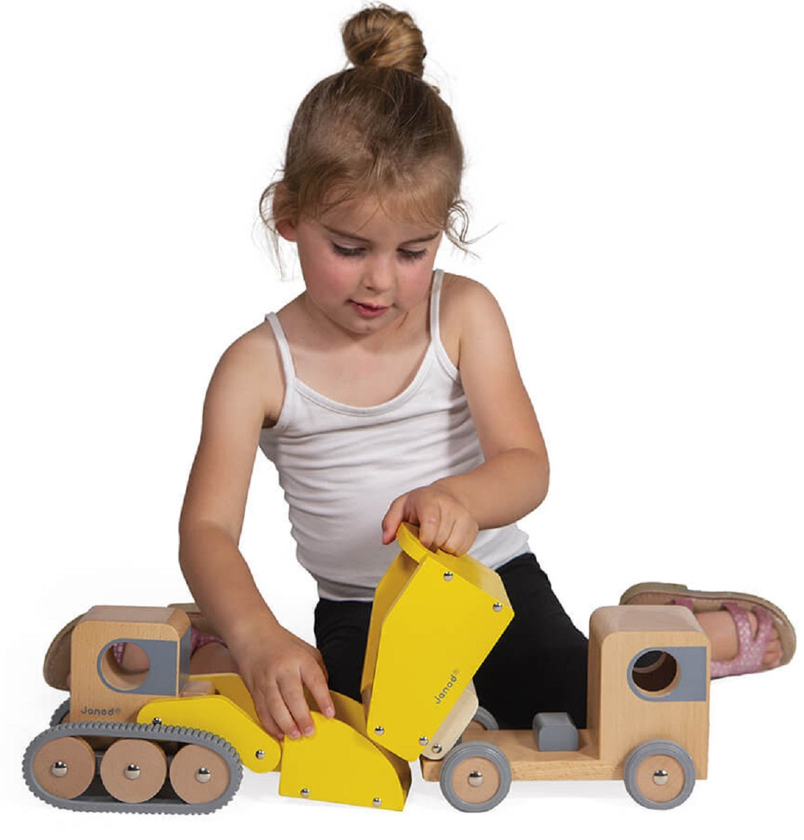 Dump Truck and Digger Set