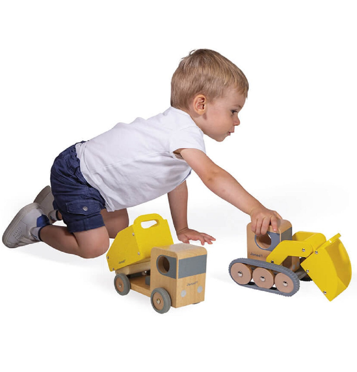 Dump Truck and Digger Set