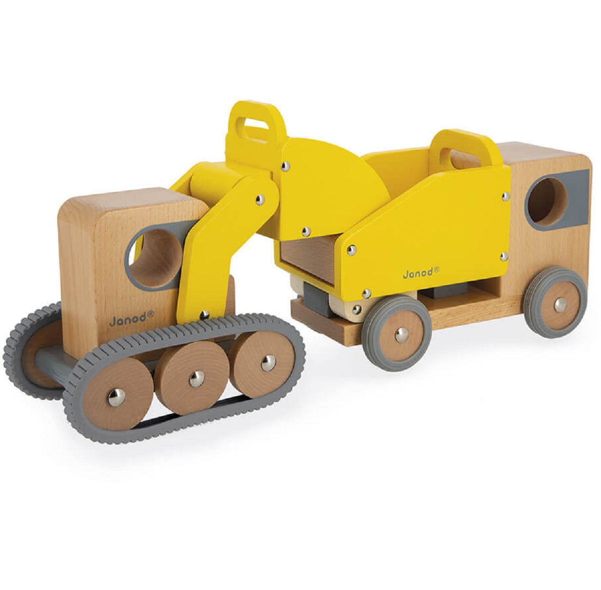 Dump Truck and Digger Set