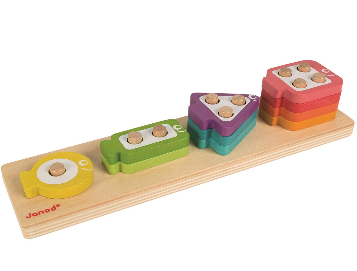 I Wood Fish Stacking Game