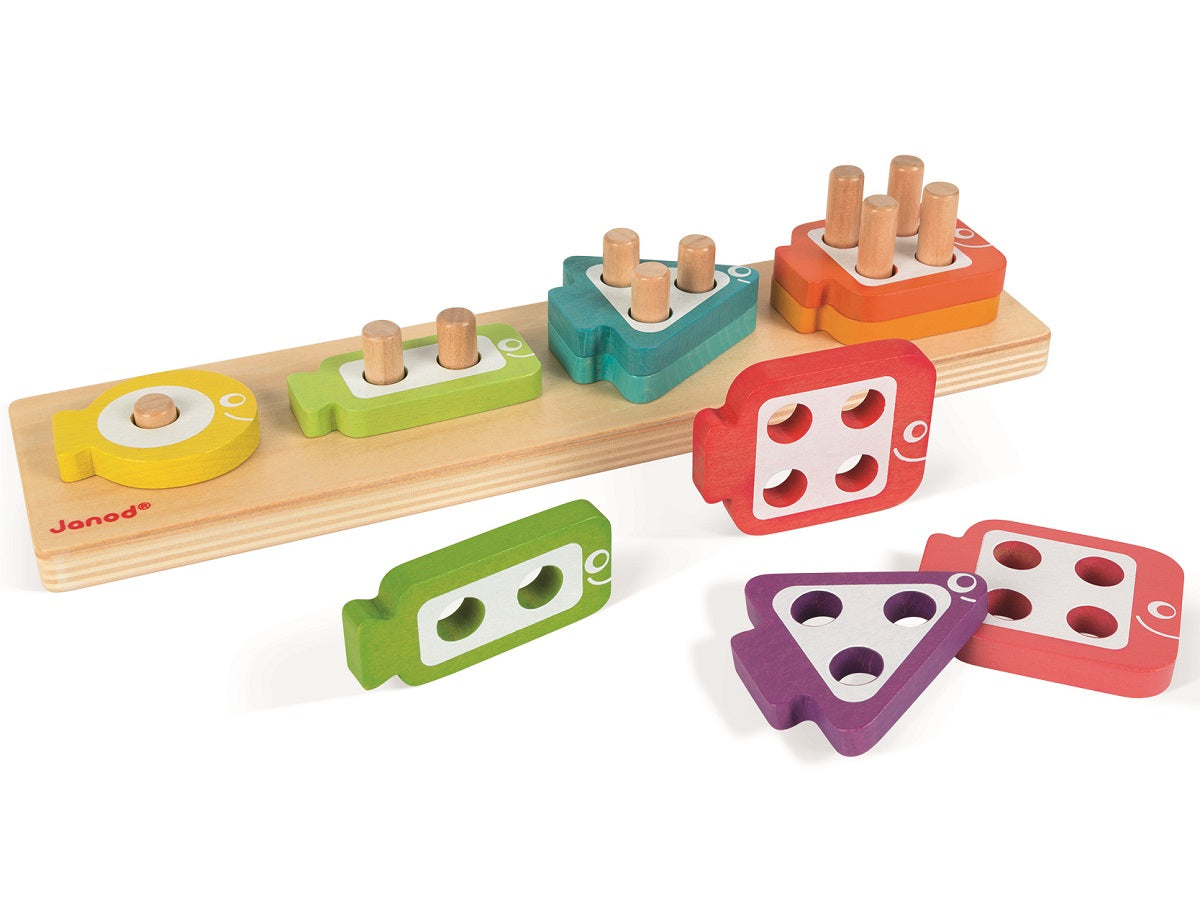 I Wood Fish Stacking Game