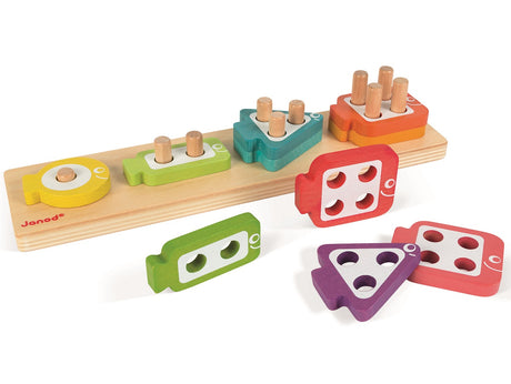 I Wood Fish Stacking Game