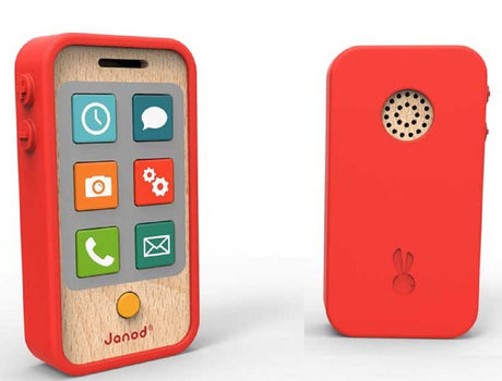 Wooden Mobile Telephone with Sounds