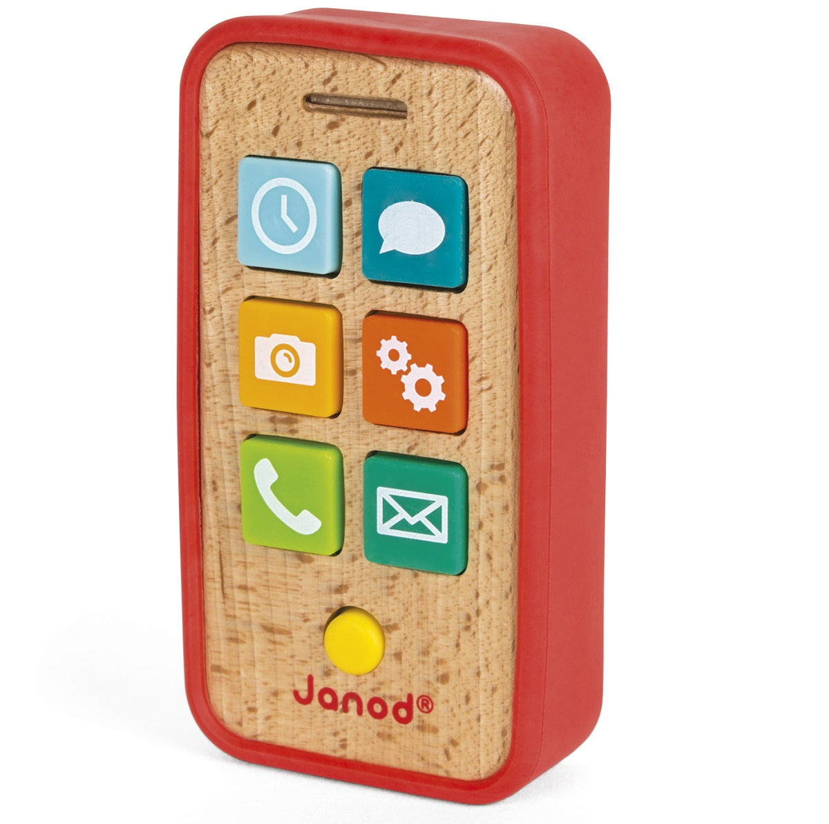 Wooden Mobile Telephone with Sounds