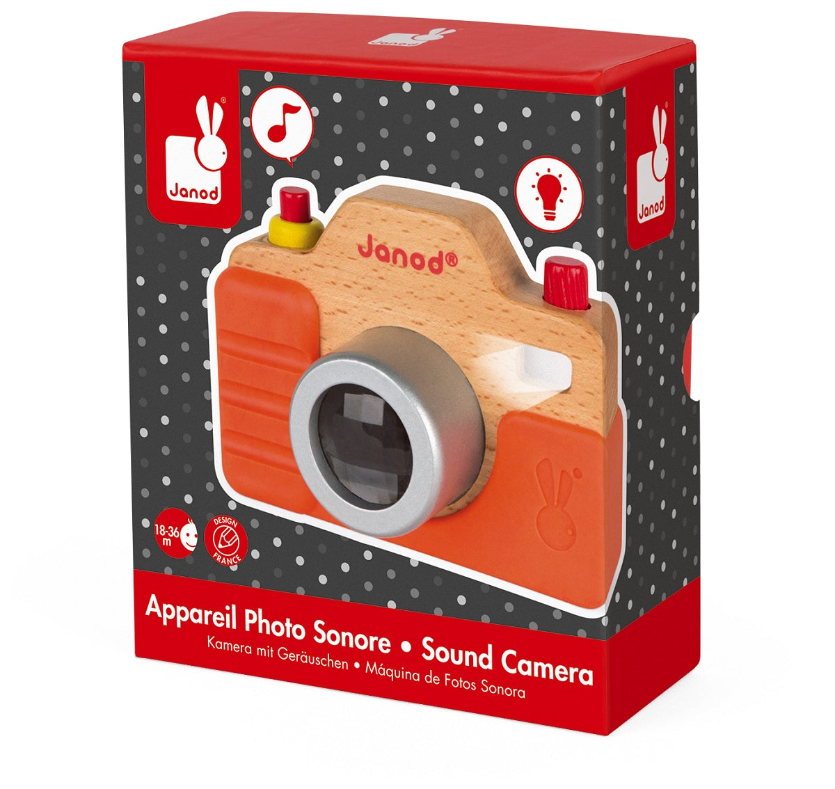 Wooden Camera with Sounds