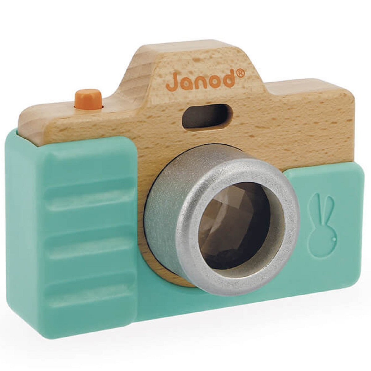 Wooden Camera with Sounds - Blue
