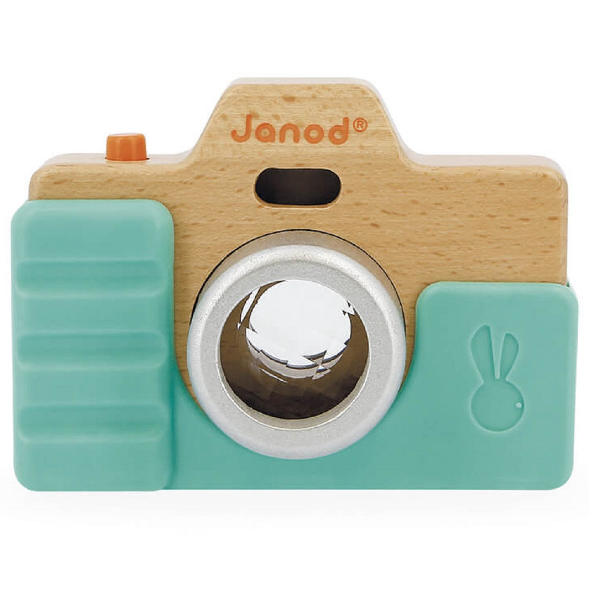 Wooden Camera with Sounds - Blue