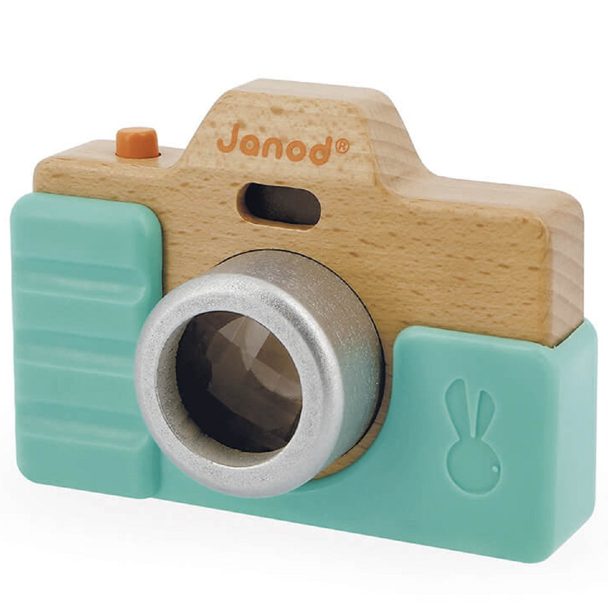 Wooden Camera with Sounds - Blue