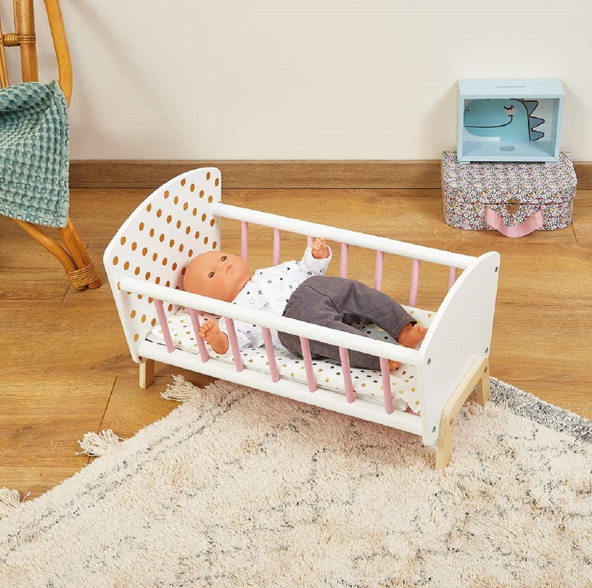 Candy Chic Doll Bed